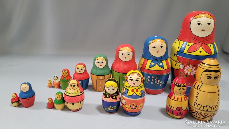 Matryoshka doll 5 families