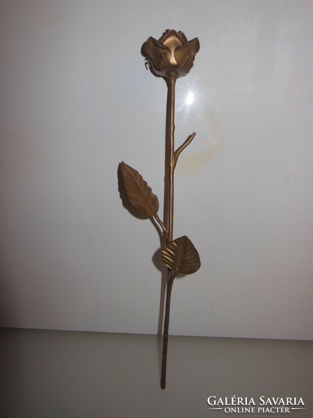 Rose - wrought iron - 38 x 11 cm - old - perfect