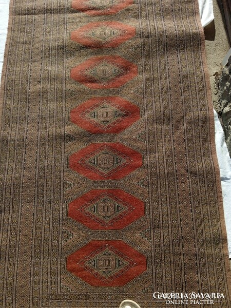 Afghan densely knotted large running rug 3. M 15. Cm x