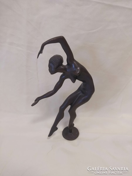 Art deco bronze statue - messer