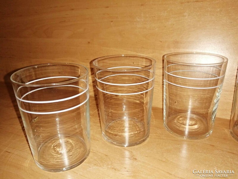 Antique thin glass glass set - 6 pieces in one (1/k)