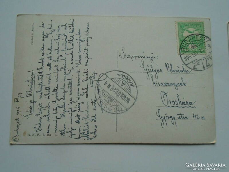 D200924  - 2  db képeslap -természet-  Gulyás Vilmuska - Orosháza  Gyöngy utca 42.sz.  1908