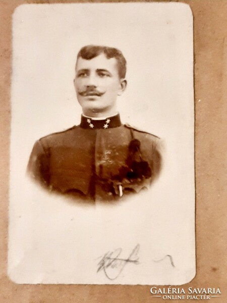 Első világháborús katona fotó szép keretben