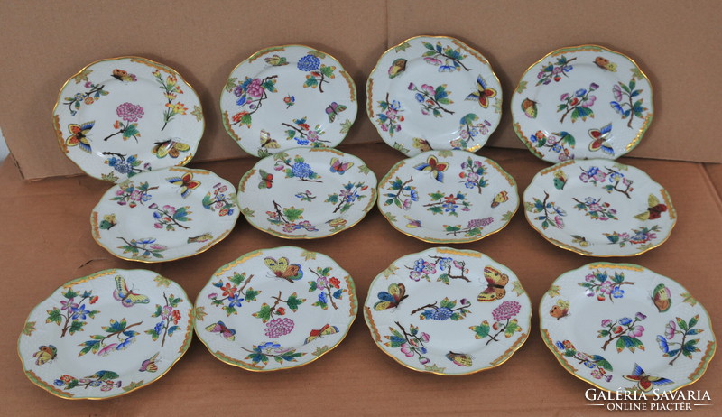 Set of 12 Óherend vbo, victoria pattern cookie plates