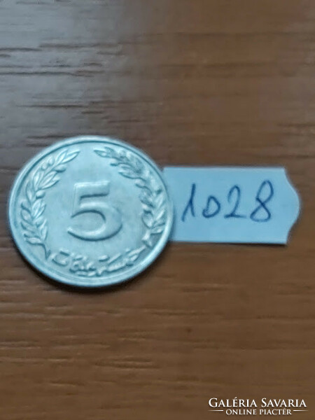 Tunisia 5 millim 1997 1418 alu. 1028