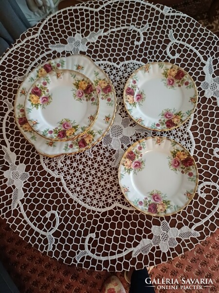 English porcelain cake set