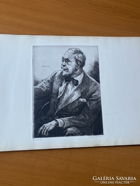 A collection of etchings by István Zádor