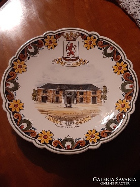 Kézzel festett  ARSENAAL Holland kerámia tányér csak 300 db készült
