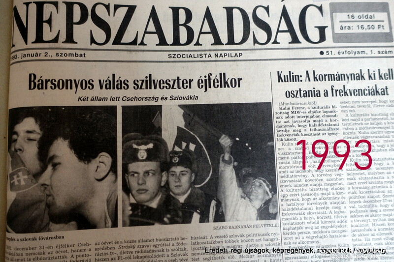 31. SZÜLETÉSNAPRA !?  / 1993 január 8  /  Népszabadság   /  Újság - Magyar / Napilap. Ssz.:  26623