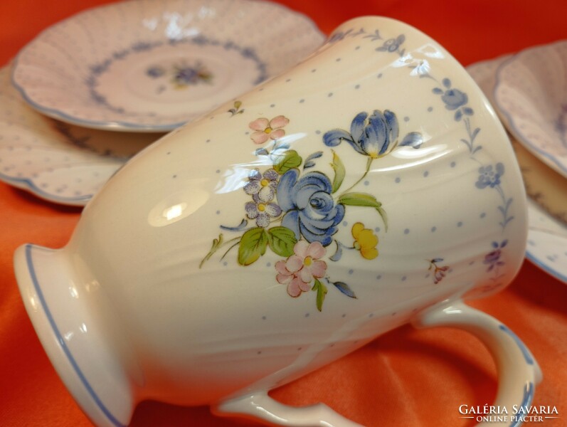 Nikko, minőségi japán porcelán 2 személyes reggeliző, 8 db