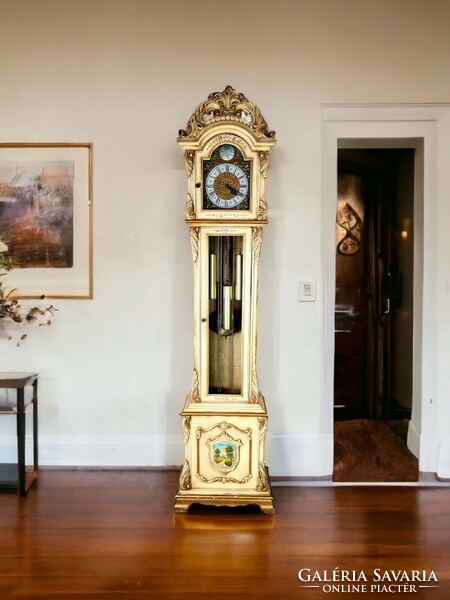 A810 hand-painted Provence style standing clock