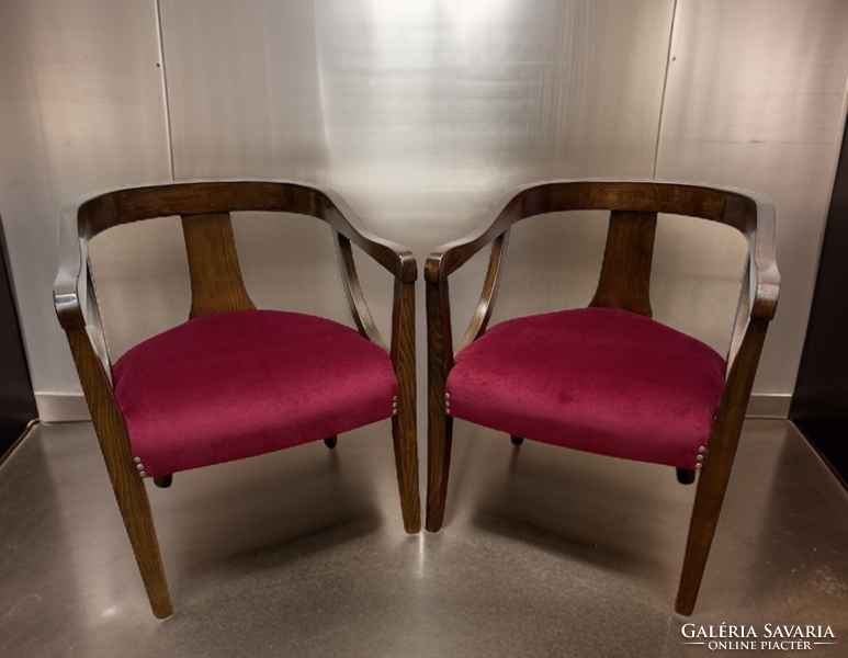 Art deco armchair renovated, single/pair