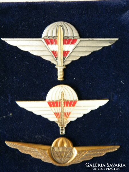 Vintage Austrian Jagdkommando badges, badges 3 pcs