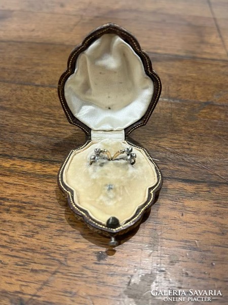 Antique Art Nouveau diamond earrings