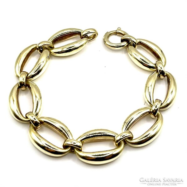 4846. Art deco gold bracelet