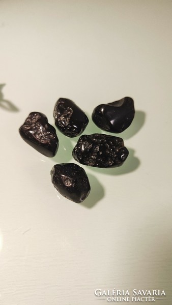 TEKTITE LOT - 800.000 éves meteorit 5db - 48g