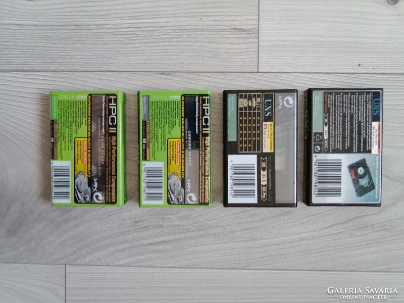 Old tape recorders in unopened original packaging