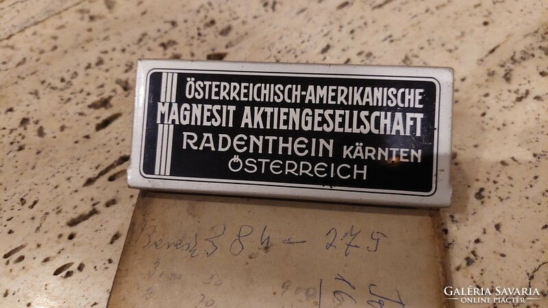 Old notebook österreichsch-amerikanische magnesite aktienges ellschaft