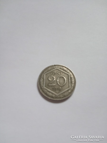 Nice 20 centesimi Italy 1919!