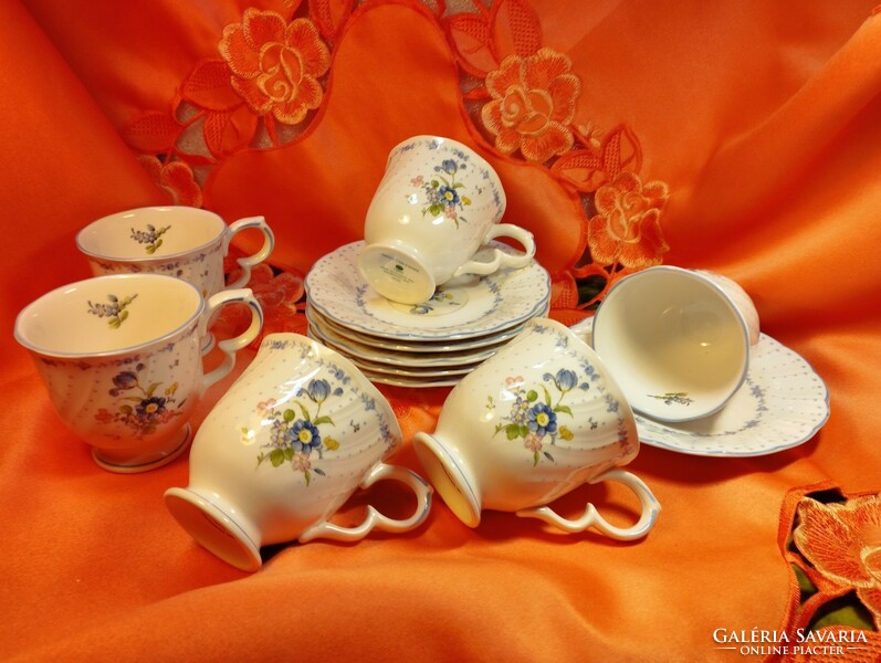 Nikko, quality Japanese porcelain coffee set, 12 pcs.