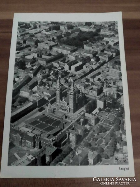 Aerial photograph, Szeged, page size: 16 cm x 11.5 cm