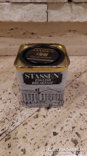 Stassen english breakfast tea tin box