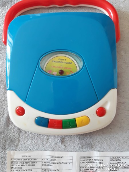 CD player that plays baby tunes