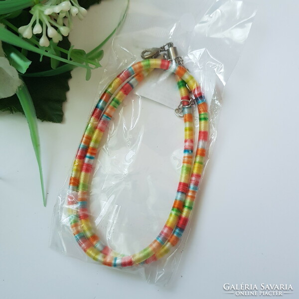 New colorful cord necklace