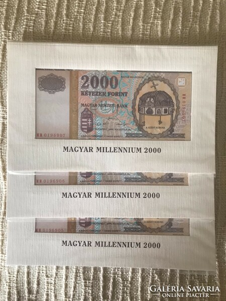 Millennium 2000 ft 3 piece serial number tracker