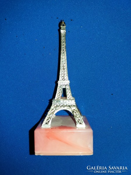 Régi 1970. -s évek Párizs Eiffel torony makett polcdísz utazó emlék kis szobor a képek szerint