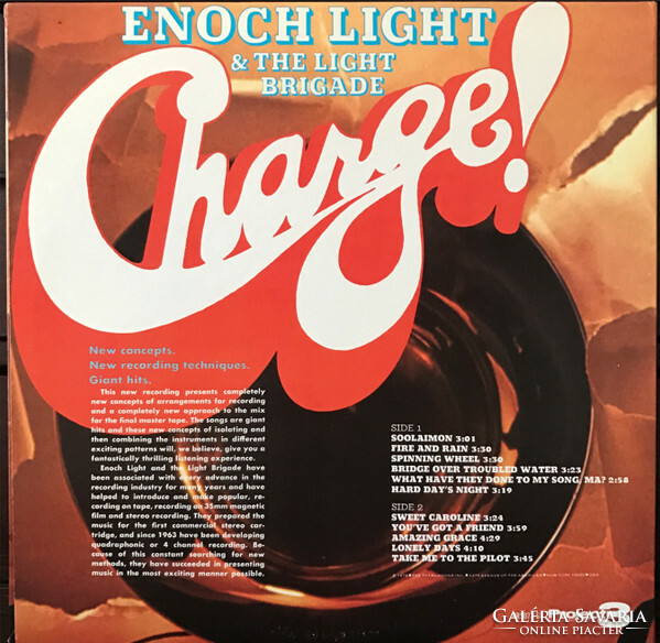 Enoch Light And The Light Brigade - Charge! (LP, Album, Gat)
