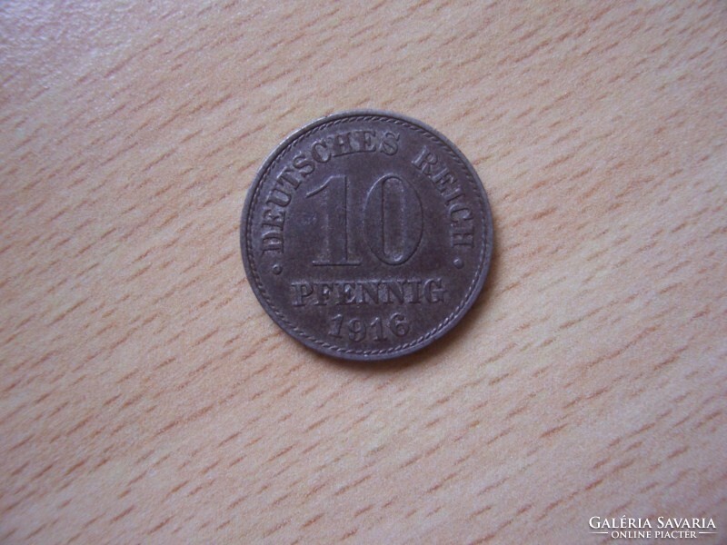 Germany 10 Pfennig 1916