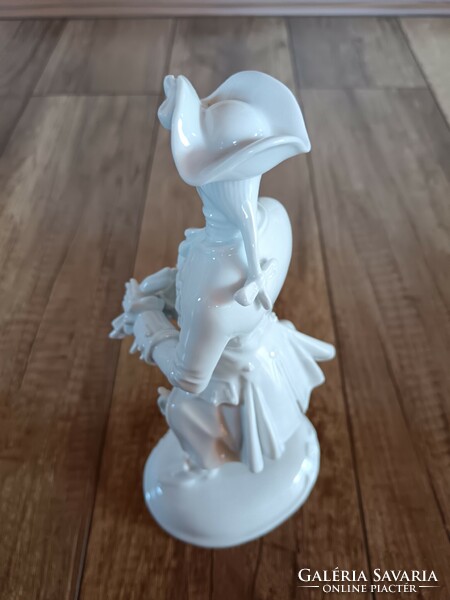 Rare Herend porcelain French noble figure