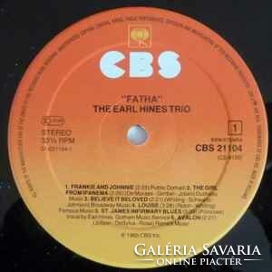 The Earl Hines Trio - Fatha (LP, Album, RE)