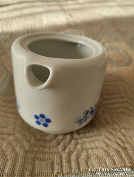 Alföldi porcelain pourer with blue Hungarian pattern