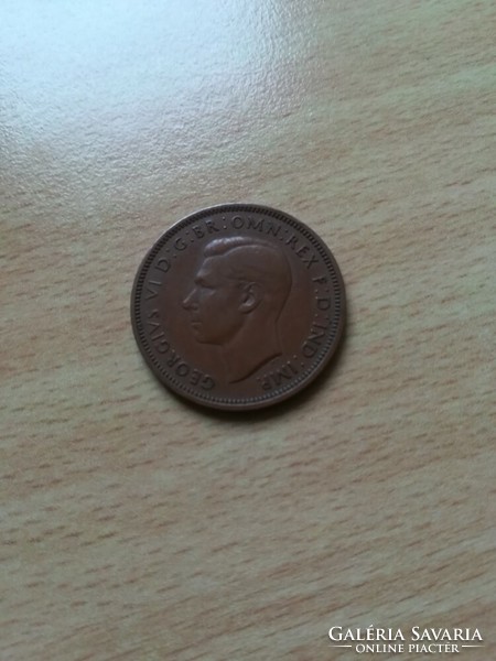 United Kingdom - England half (1/2) penny 1947 georg v.