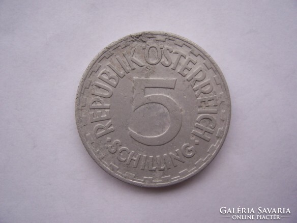 Austria 5 schillings 1952