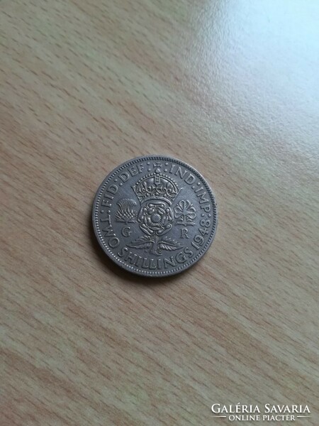 Egyesült Királyság - Anglia 2 Shilling (Two Shillings) 1948 VI. György