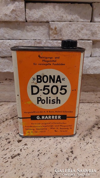 Bona d-505 polish g.Harrer old tin box
