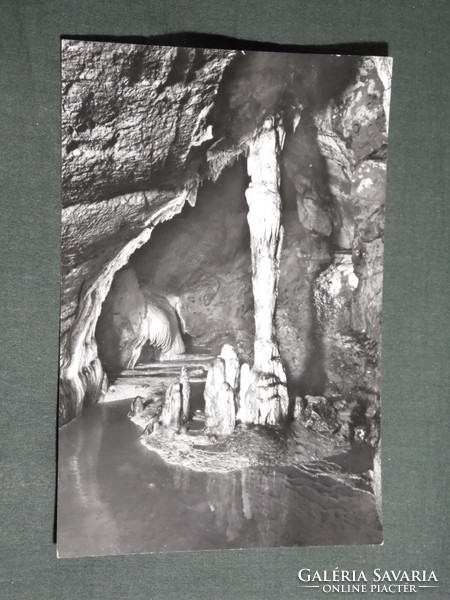 Képeslap, Aggtelek Jósvafő, Baradla cseppkőbarlang,  részlet