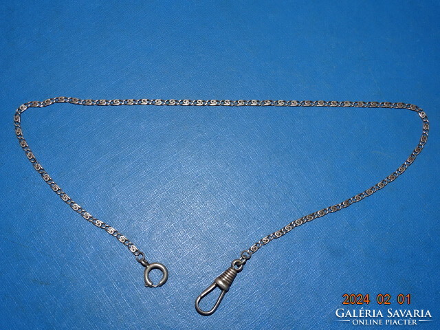 Old marked silver pocket watch chain pocket watch chain