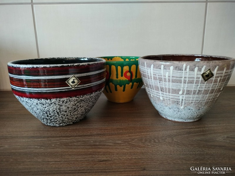 Industrial ceramic vases