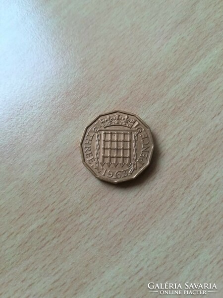 Egyesült Királyság - Anglia 3 Pence 1963