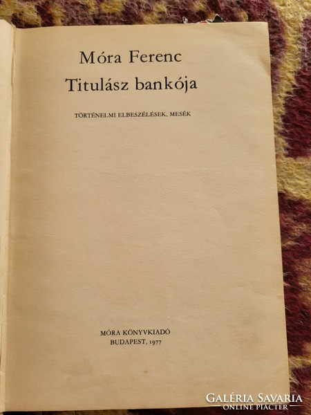 Móra Ferenc: Titulász bankója