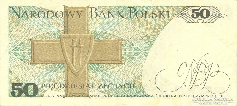 50 zloty zlotych 1982 Lengyelország