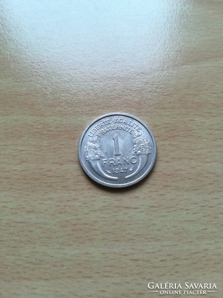 Franciaország 1 Franc 1947  aUNC