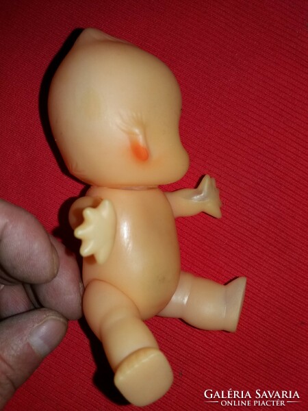 Retro Japanese hand feet - head moving rubber toy kewpie doll 12 cm according to pictures