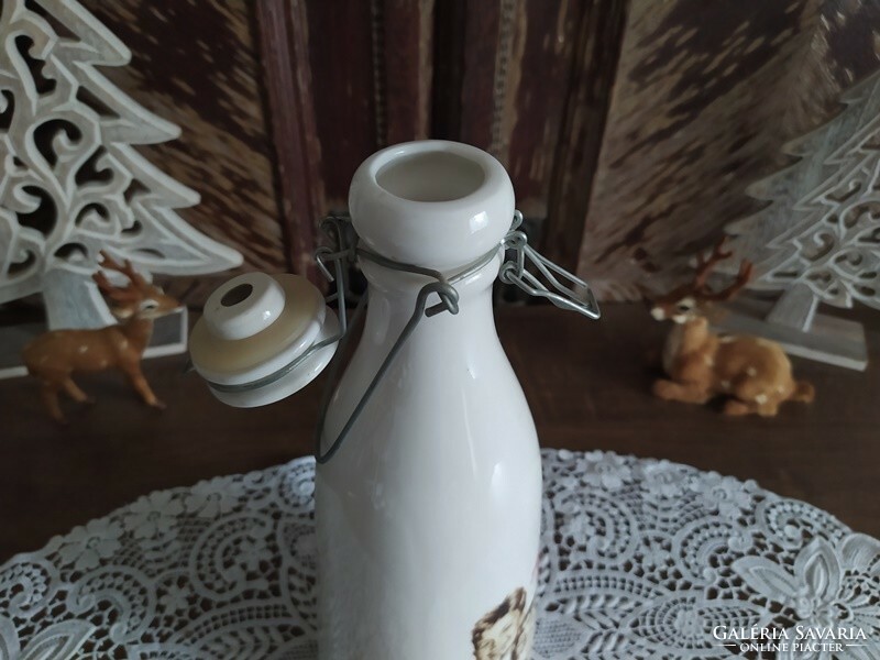 Vintage stílusú tejesüveg