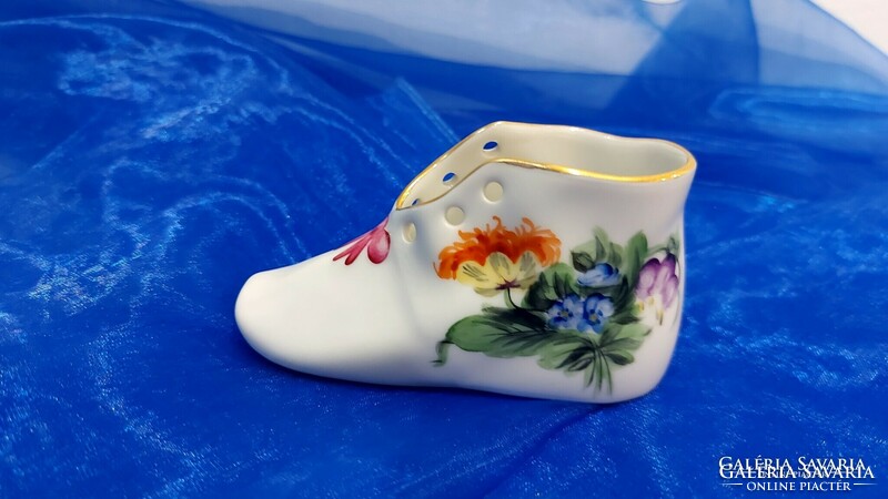 Herend floral porcelain shoes