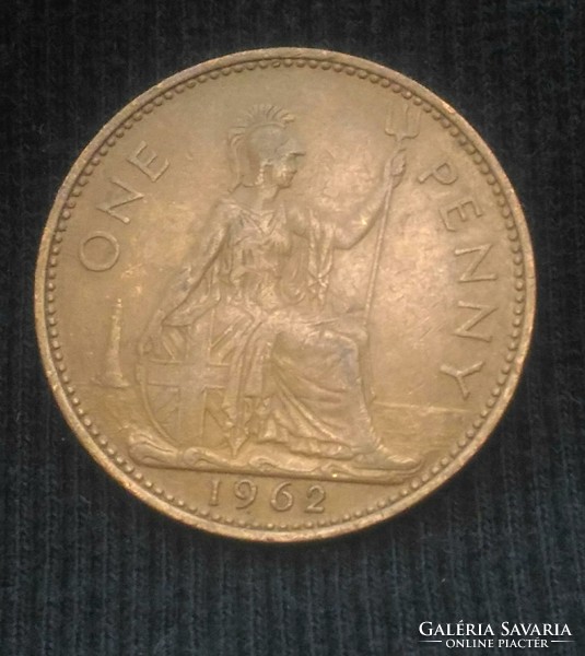Anglia One penny 1962 - 0036
